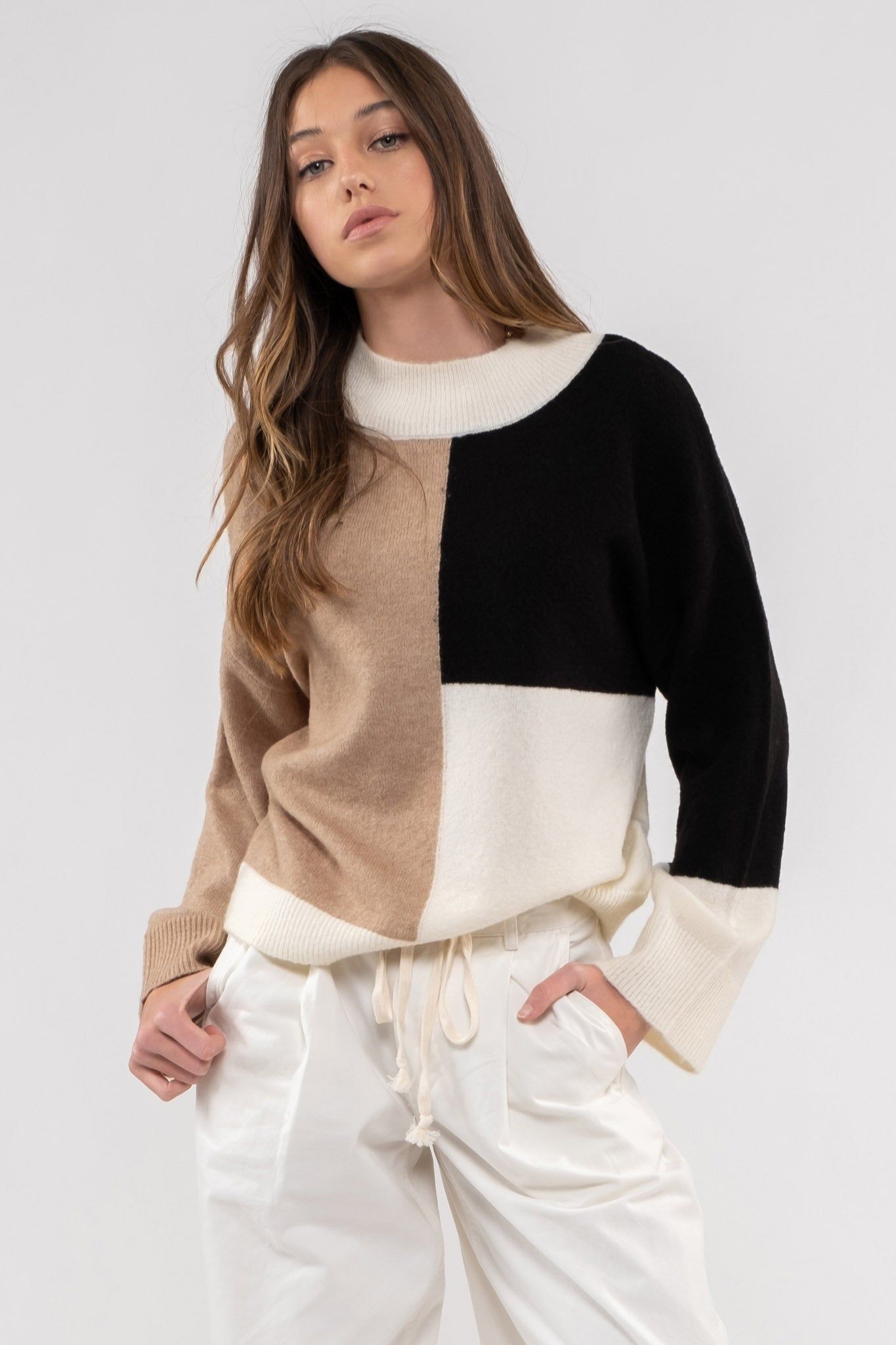 Colour Block Sweater sold by Bellissima product image thumbnail 4