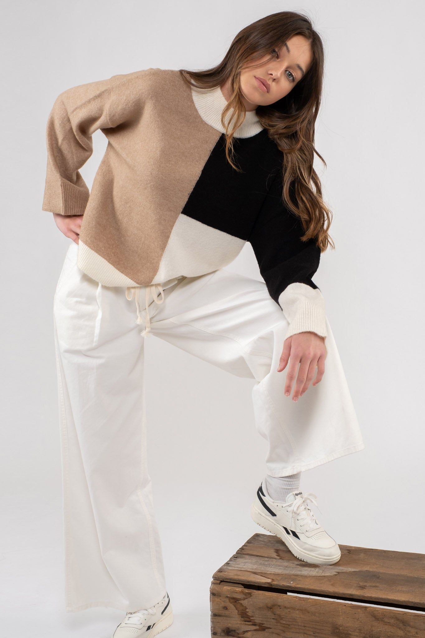 Colour Block Sweater sold by Bellissima product image thumbnail 3