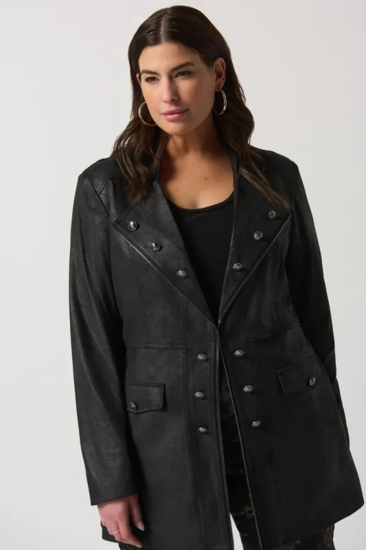 Long Moto Jacket sold by Bellissima