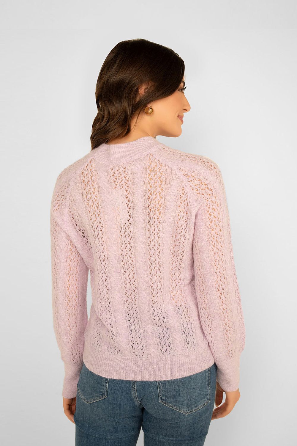 Lightweight Cable Knit Sweater sold by Bellissima product image thumbnail 3