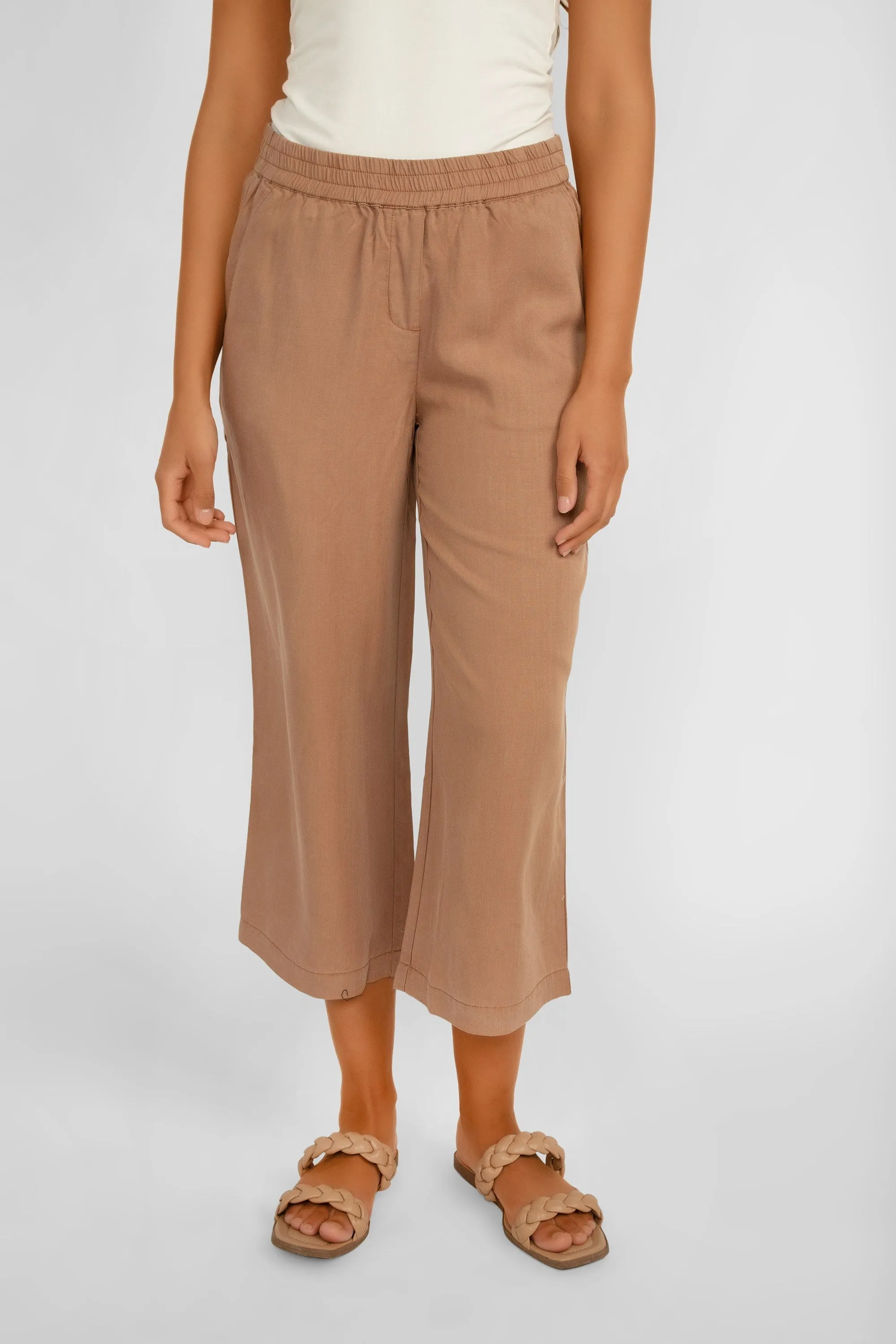 Cropped Tencel Pants sold by Bellissima product image thumbnail 3