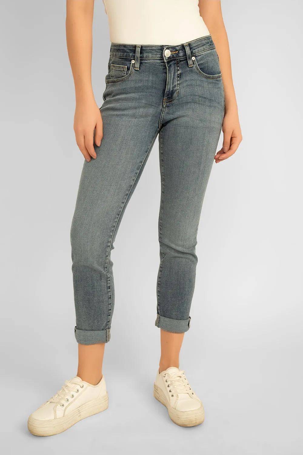 Jag Carter Mid Rise Girlfriend Jeans sold by Bellissima
