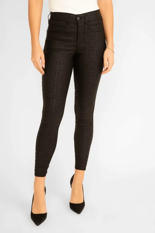 Plaid Skinny Jeans sold by Bellissima