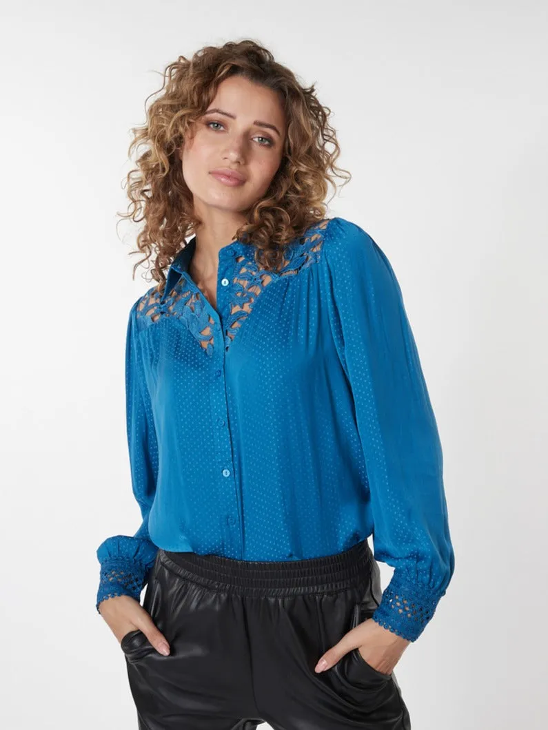 Lace Jacquard Blouse sold by Bellissima product image thumbnail 2