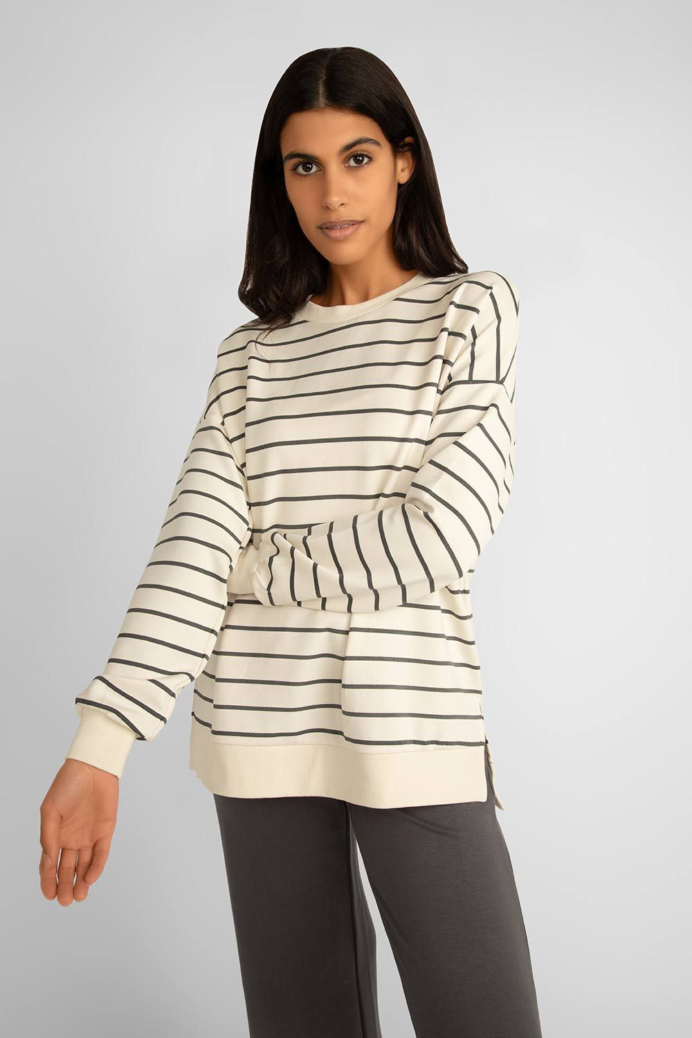 Striped Crewneck Sweater sold by Bellissima product image thumbnail 2