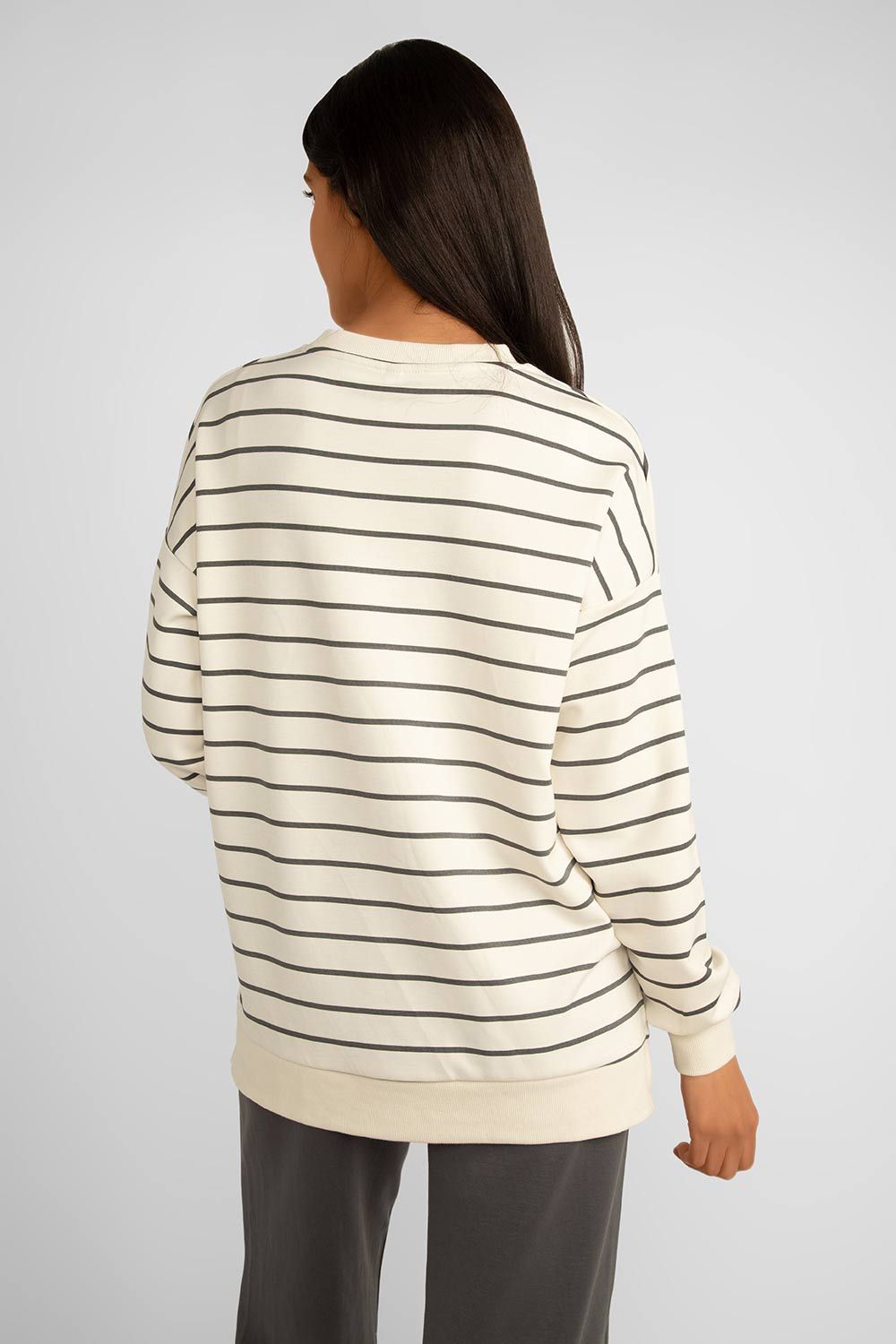 Striped Crewneck Sweater sold by Bellissima product image thumbnail 3
