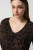 Silky Knit Animal Print Top sold by Bellissima