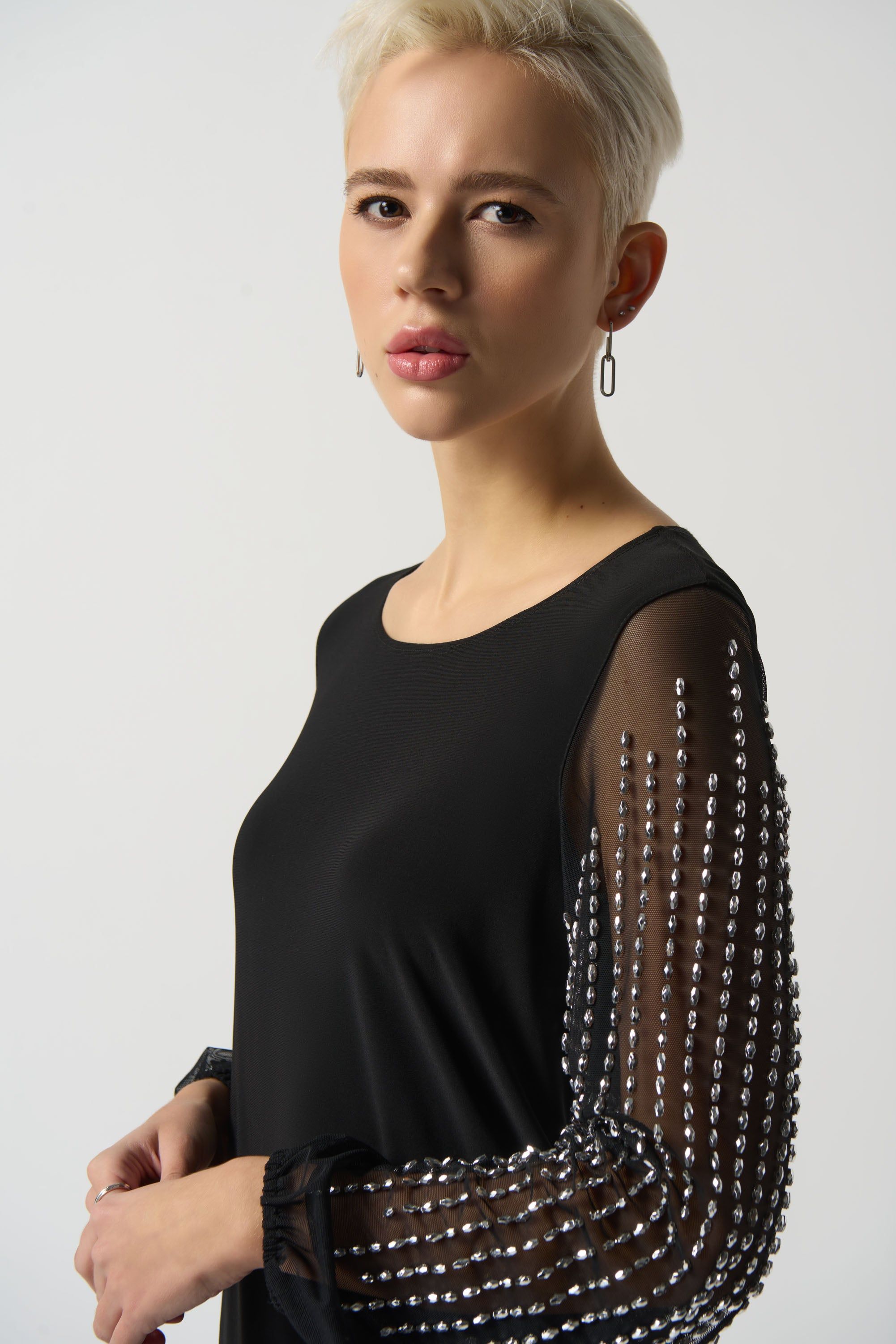 Beaded Puff Sleeve Top sold by Bellissima product image thumbnail 2