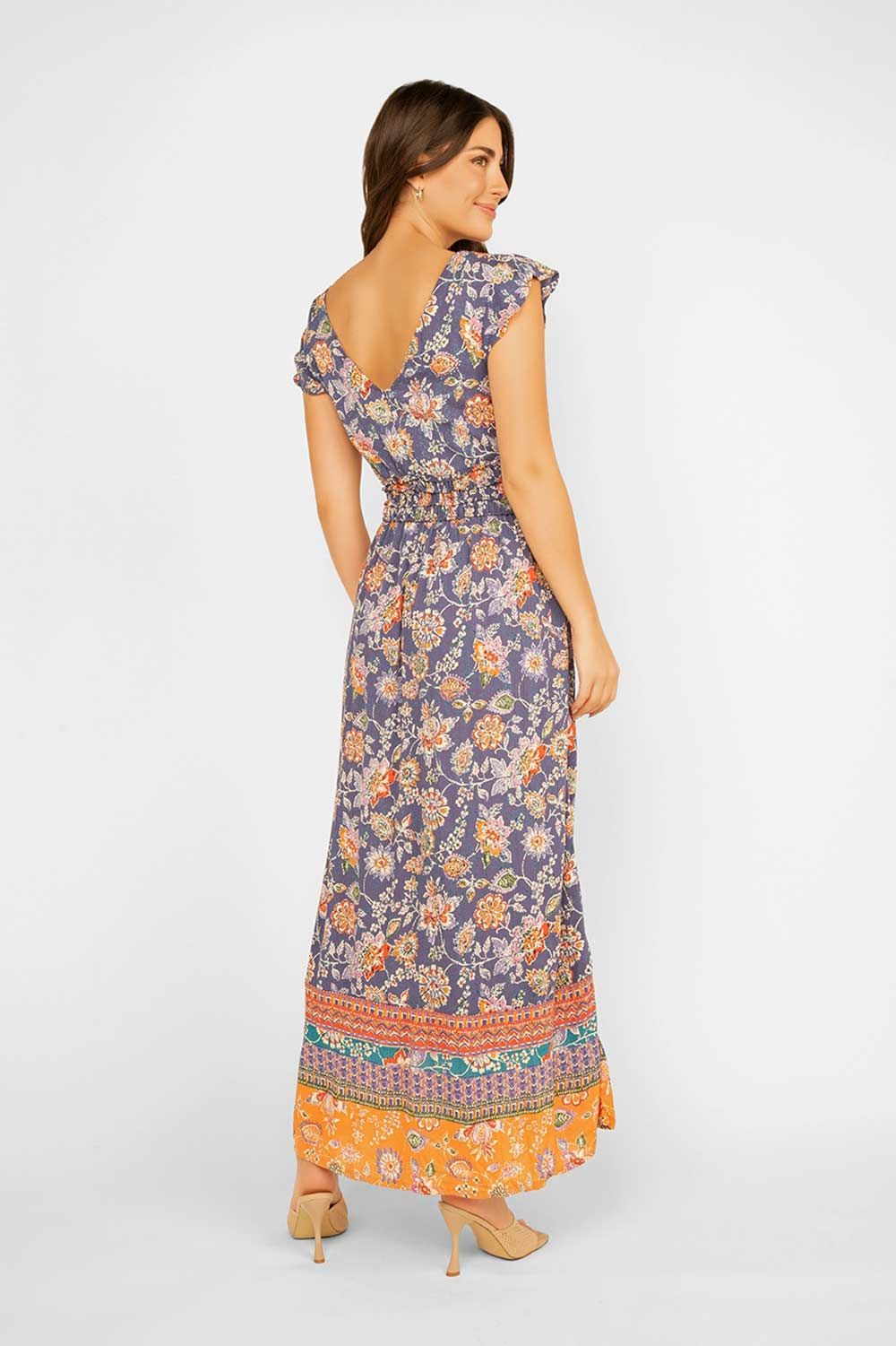 Floral Printed Maxi Dress sold by Bellissima product image thumbnail 2