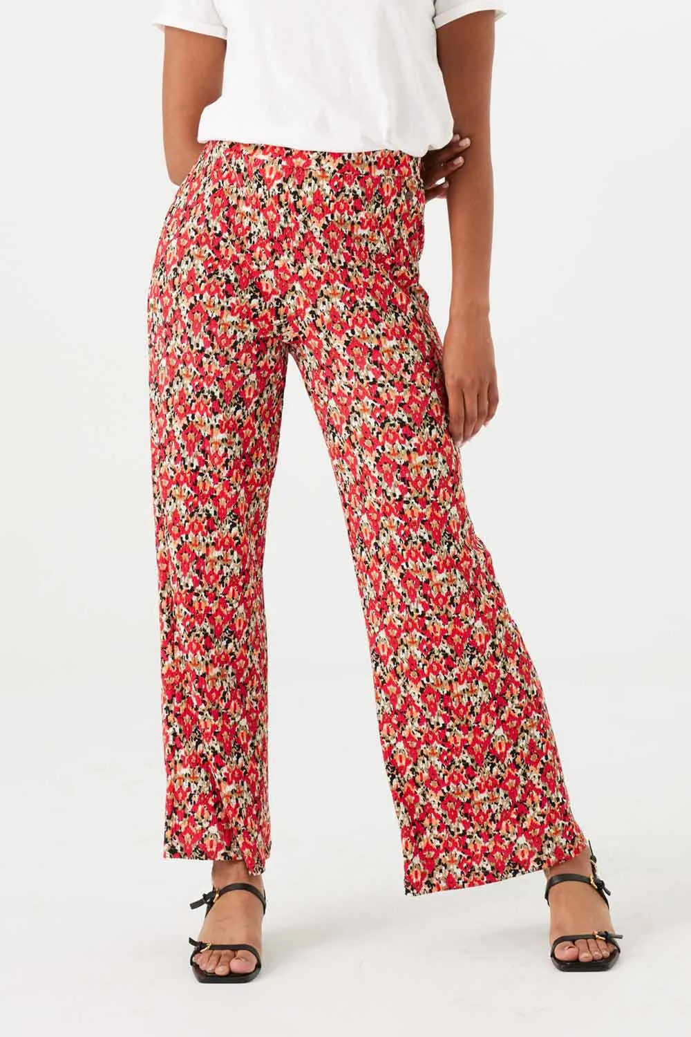 High Rise Wide Leg Printed Pants sold by Bellissima product image thumbnail 4