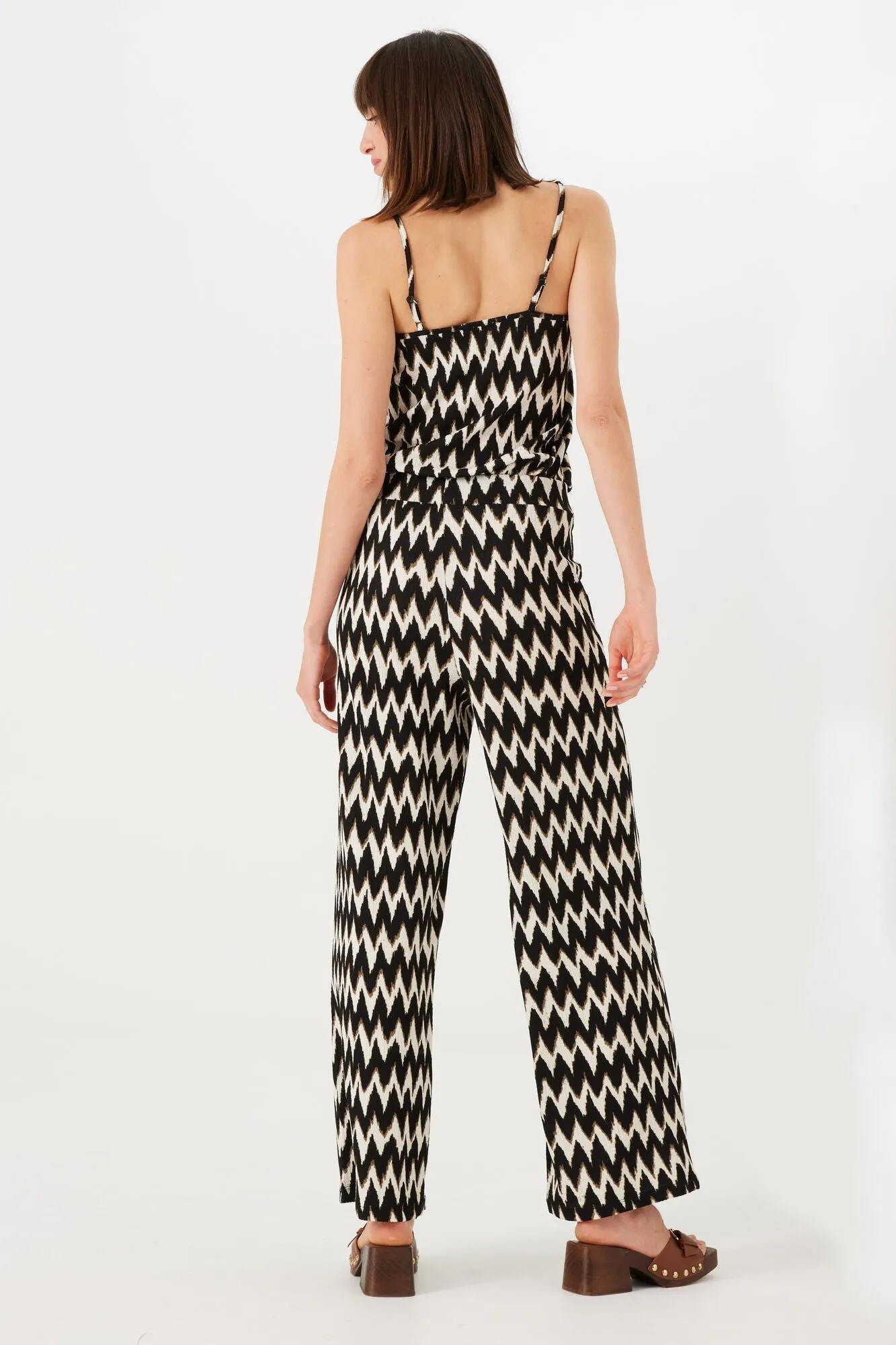 High Rise Wide Leg Printed Pants sold by Bellissima product image thumbnail 3
