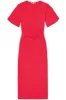 Short Bell Sleeve Faux Wrap Dress sold by Bellissima