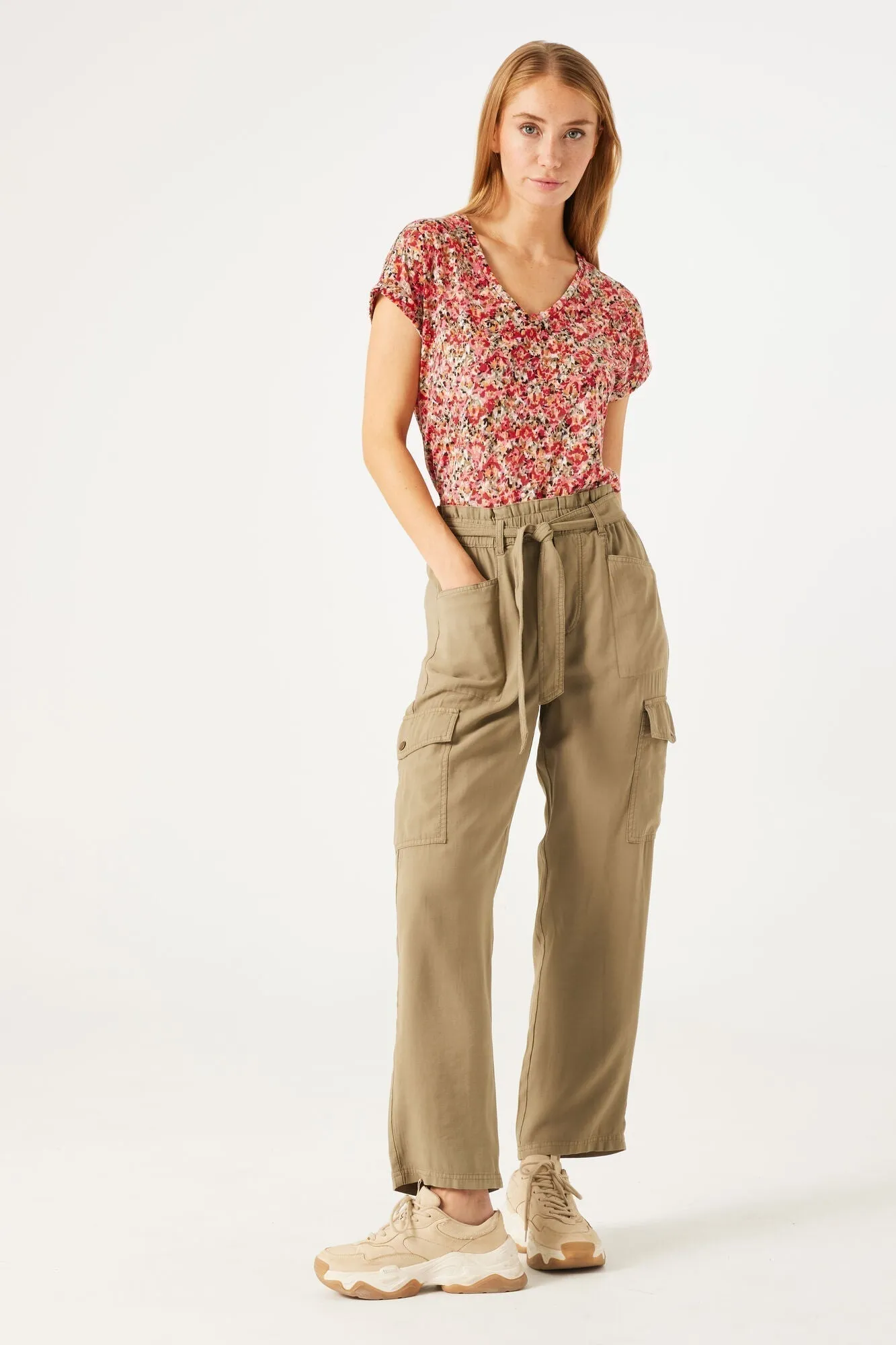 Pink Floral Burnout Tee sold by Bellissima product image thumbnail 3