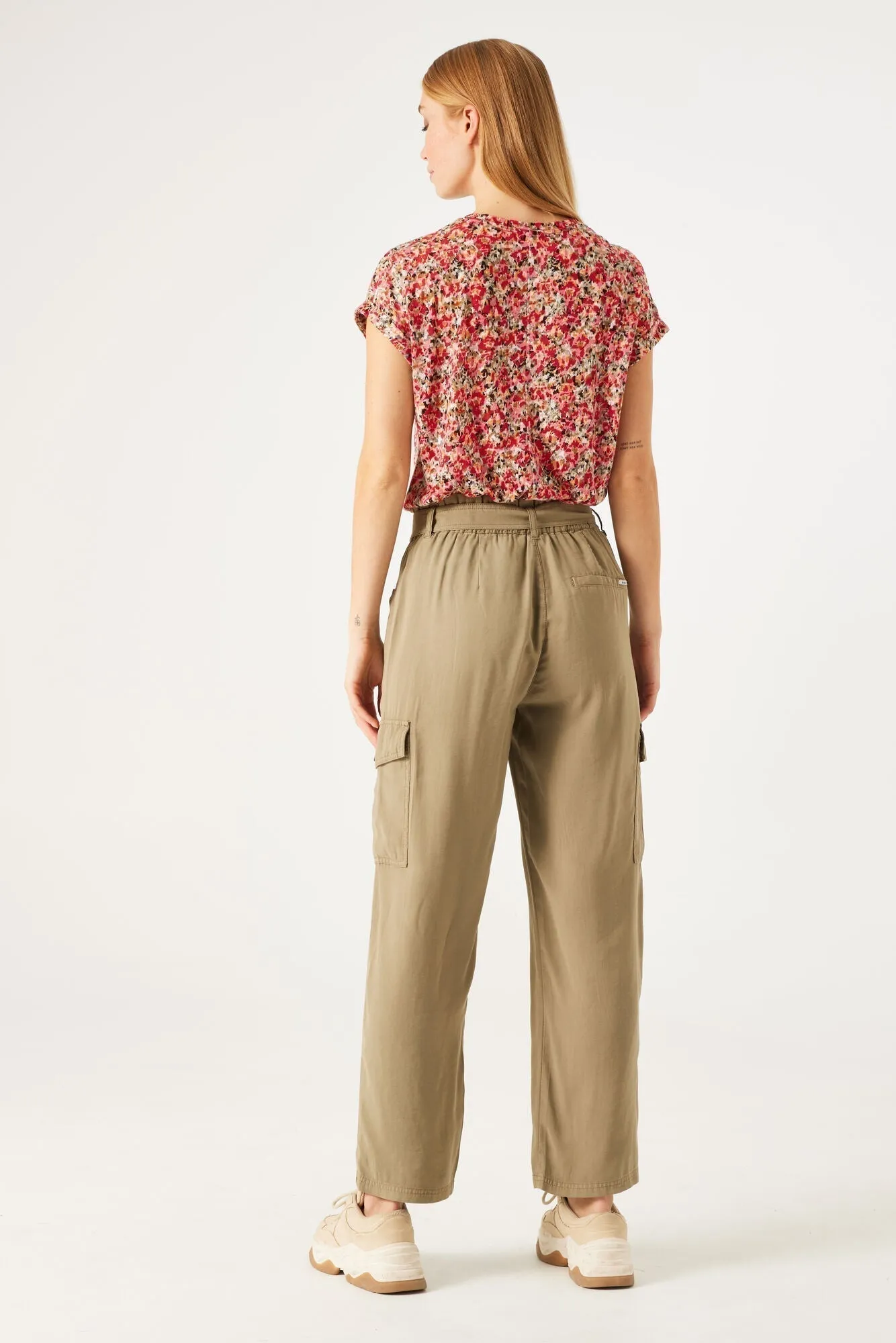 Pink Floral Burnout Tee sold by Bellissima product image thumbnail 4