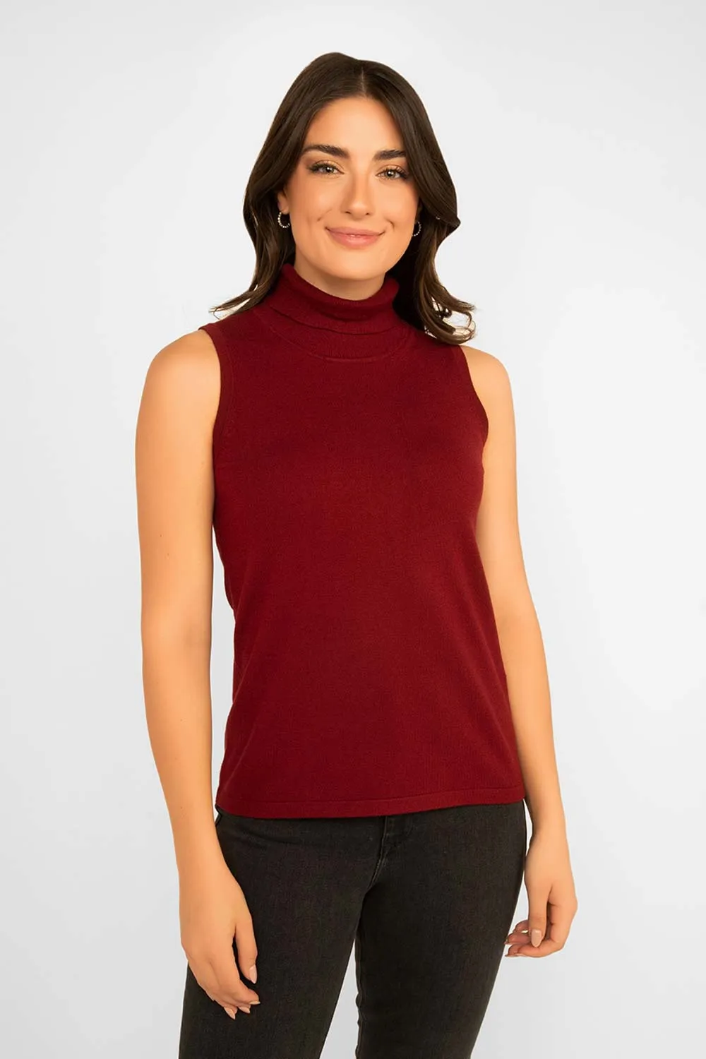 Sleeveless Turtleneck Sweater sold by Bellissima product image thumbnail 4