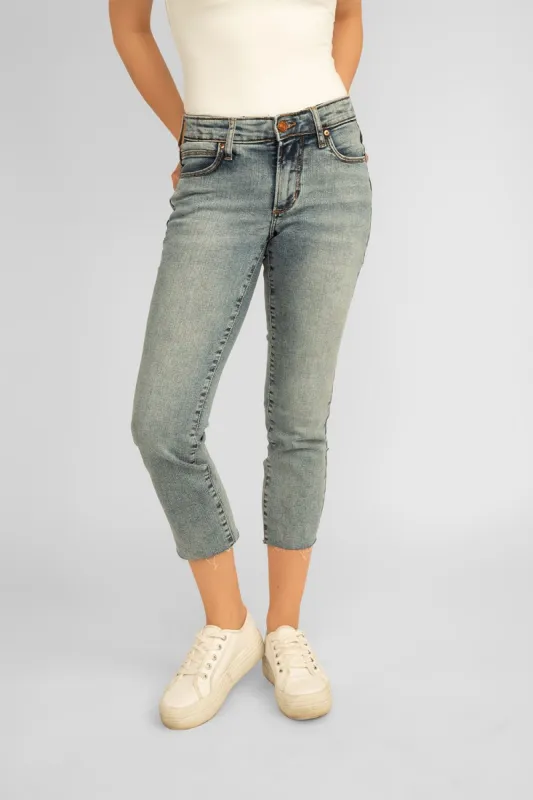 Jag Ruby Mid Rise Straight Crop Jeans sold by Bellissima