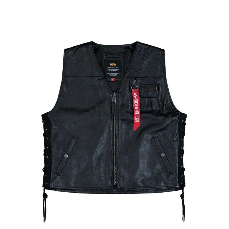 X-Force Leather Vest made by Alpha Industries