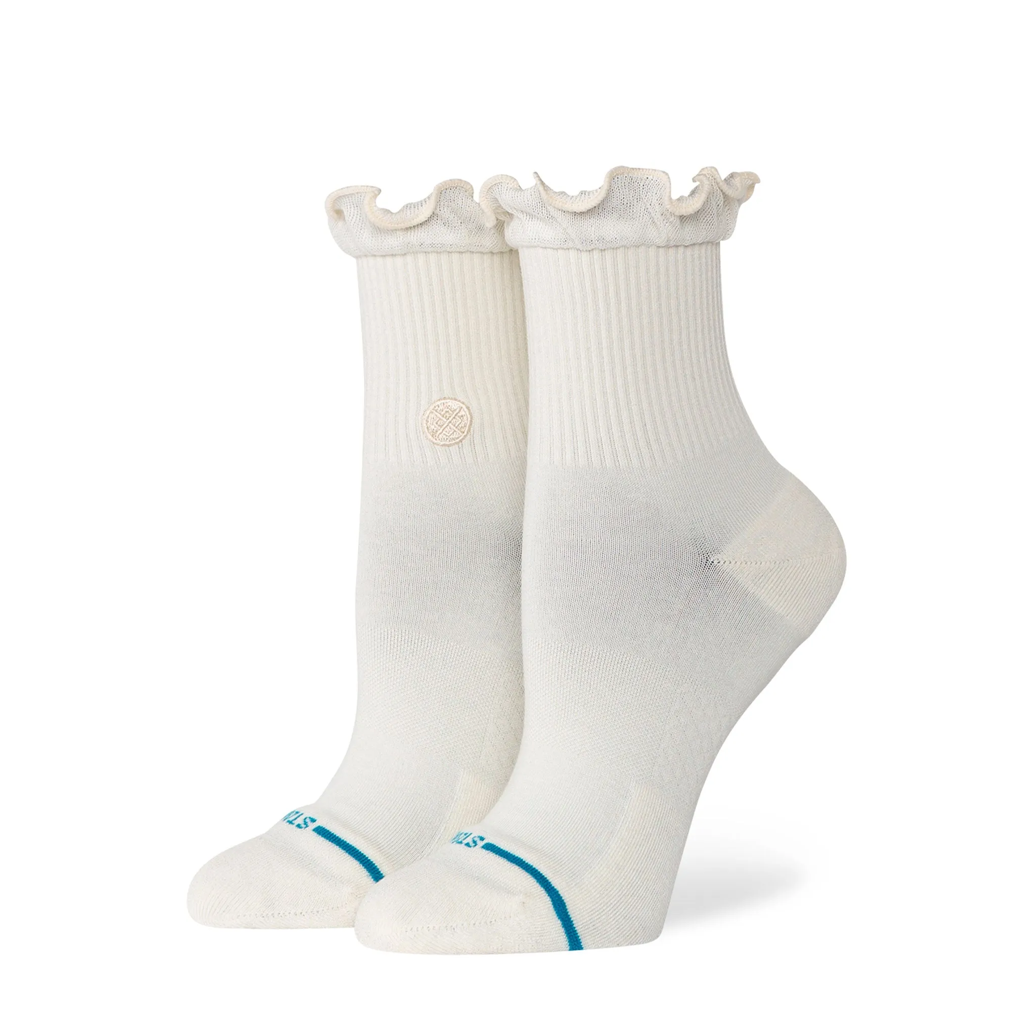 Wmns Ruffle Icon Quarter Socks sold by OVERKILL