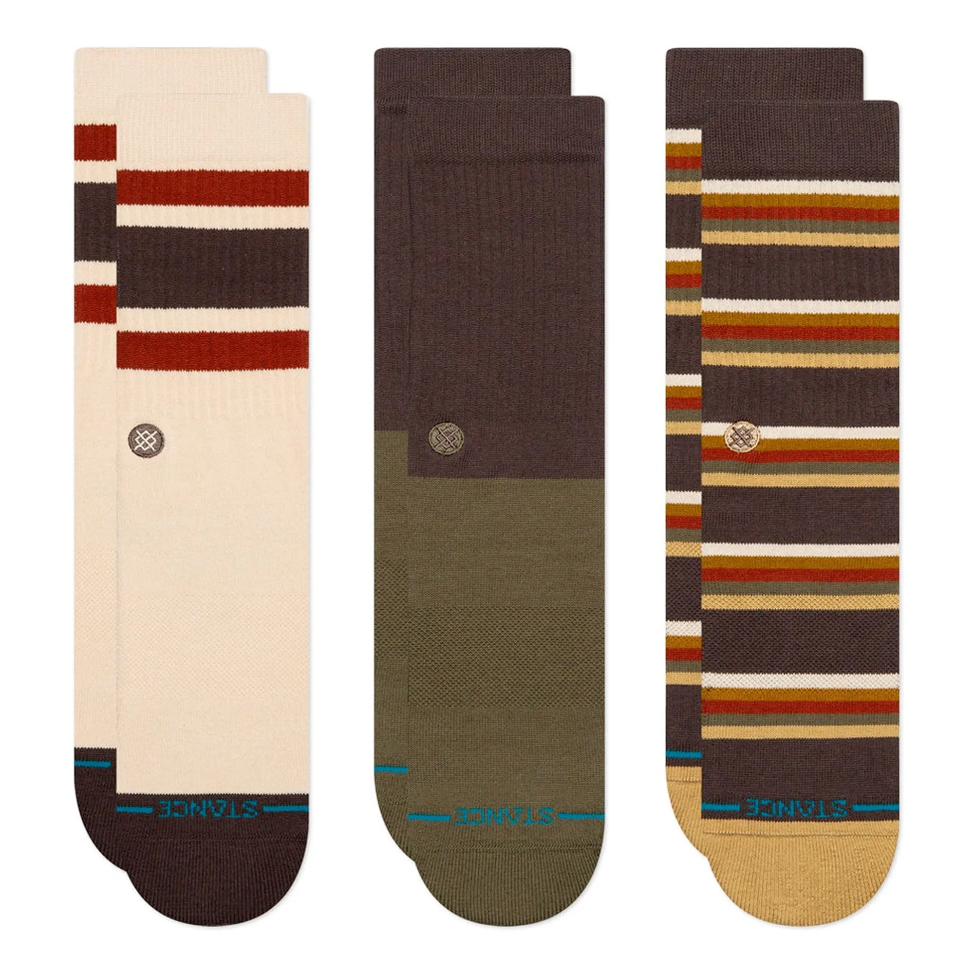 Mill House 3 Pack Crew Socks sold by OVERKILL