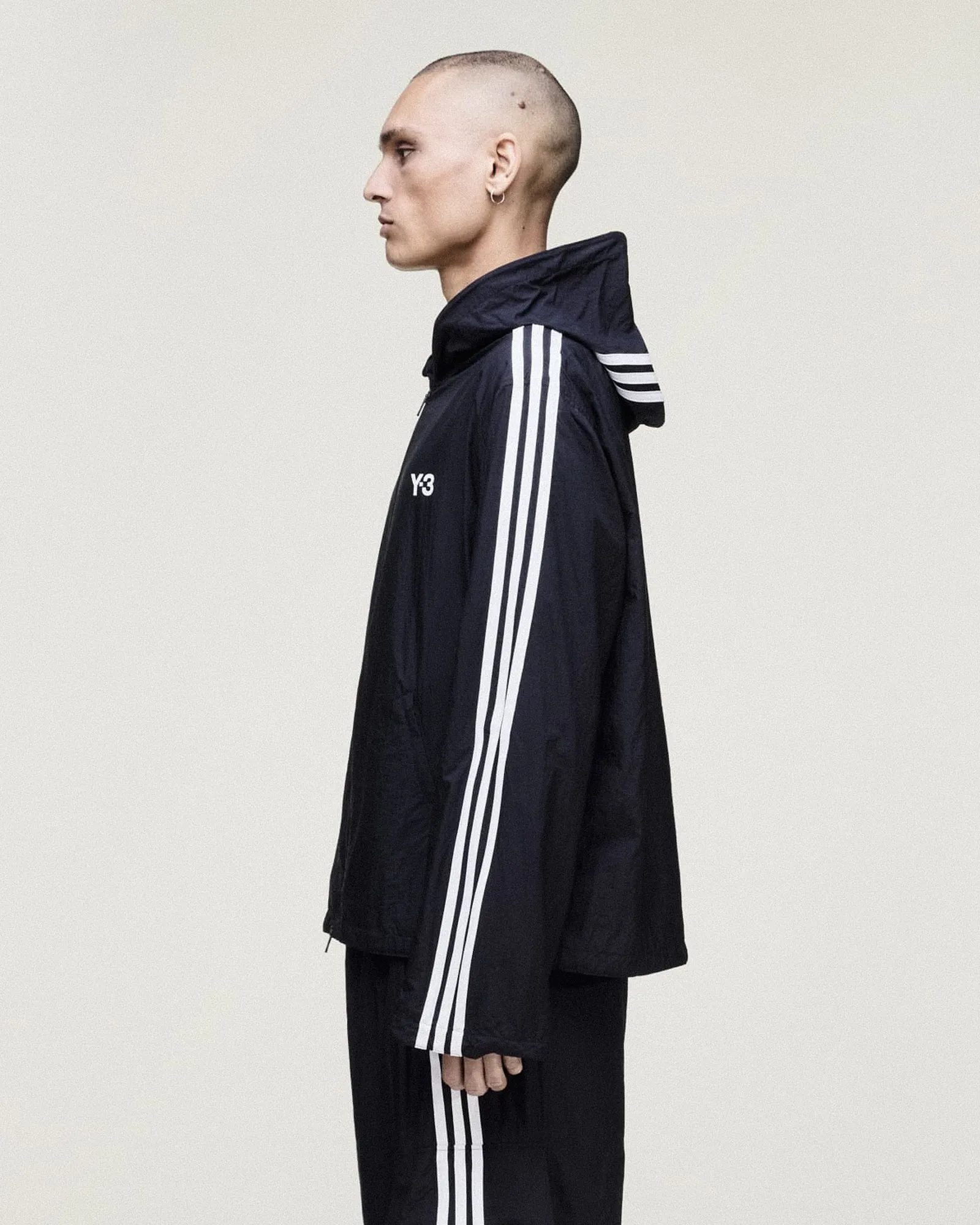 Nylon Wired 3 Stripes Track Top sold by OVERKILL product image thumbnail 4