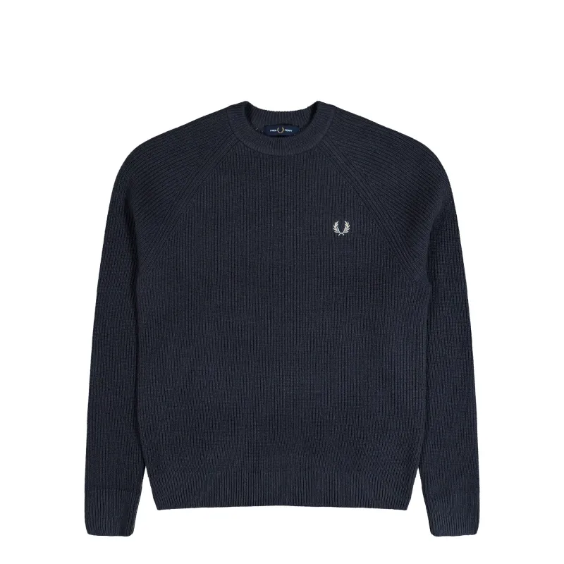 Lambswool Raglan Jumper made by Fred Perry