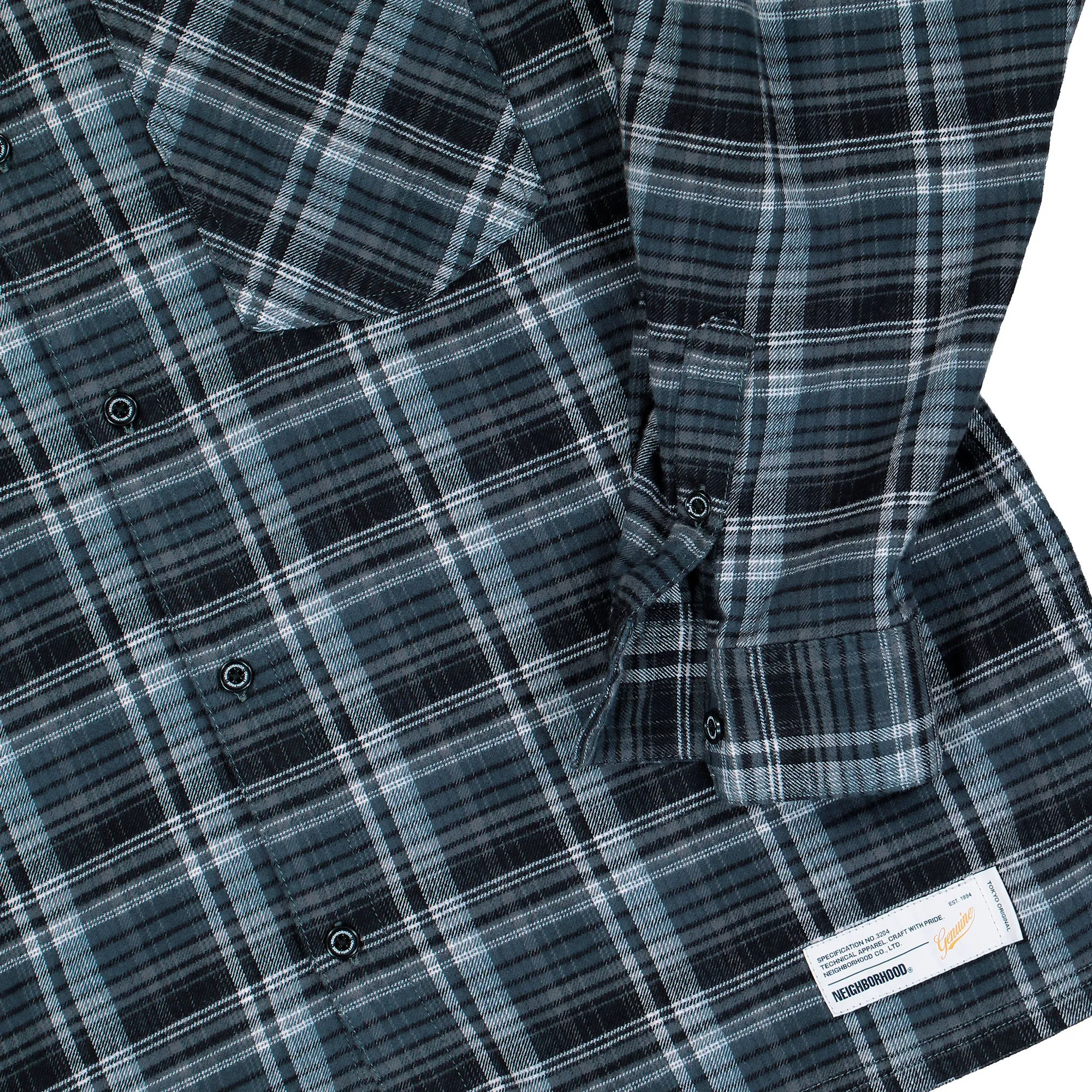 Clan Tartan Check Shirt LS sold by OVERKILL product image thumbnail 4