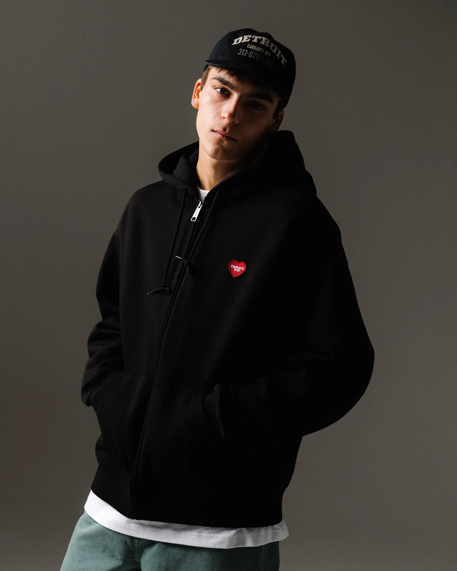 Hooded Heart II Hartt Sweat Jacket sold by OVERKILL product image thumbnail 4