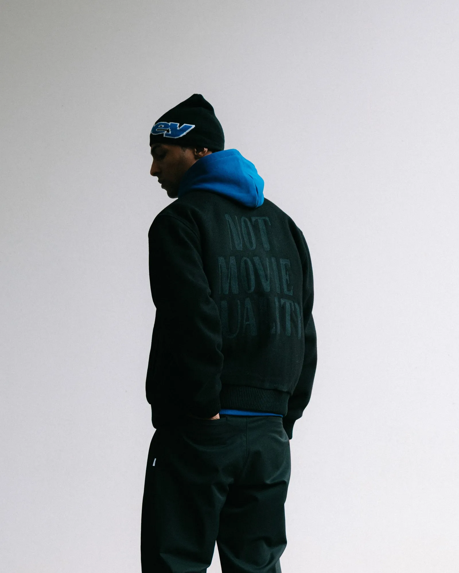 Not Movie Quality Varsity Jacket sold by OVERKILL product image thumbnail 5