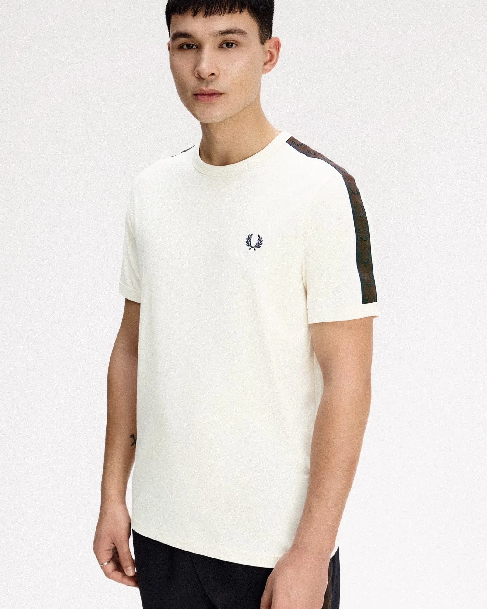 Contrast Tape Ringer T-Shirt sold by OVERKILL product image thumbnail 5