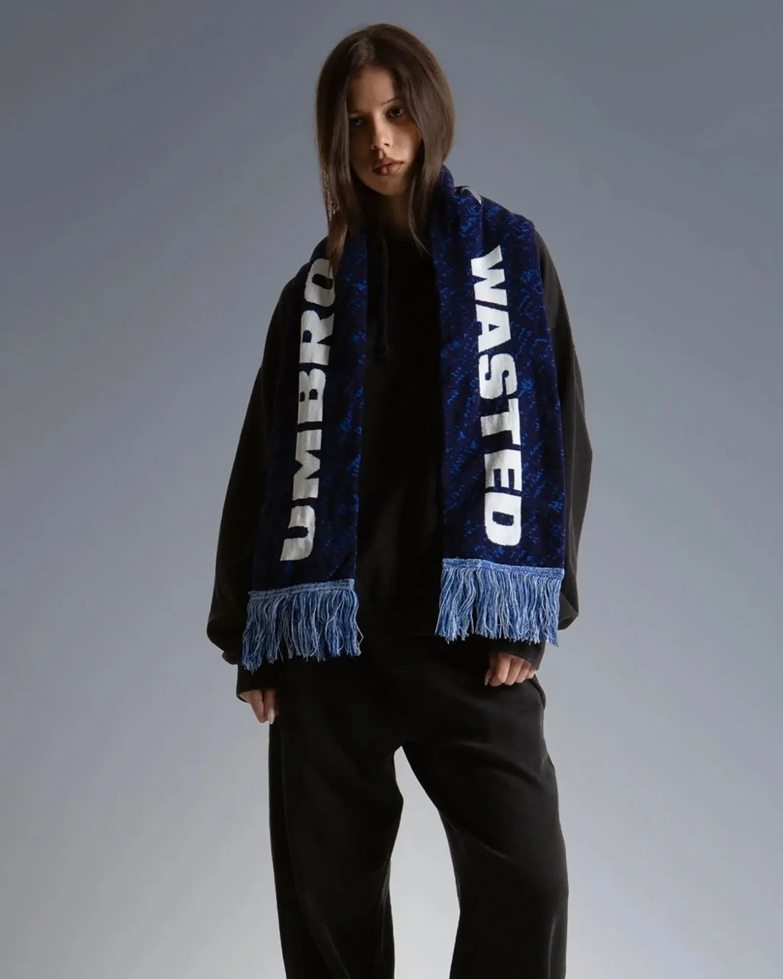 Trompe L'oeil Scarf sold by OVERKILL product image thumbnail 4