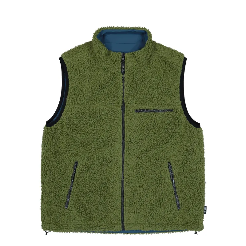 Reversible Sherpa Vest made by Gramicci
