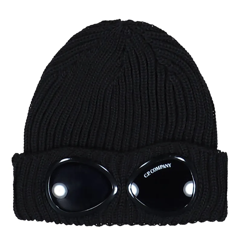 Extrafine Merino Wool Goggle Beanie made by C.P. Company