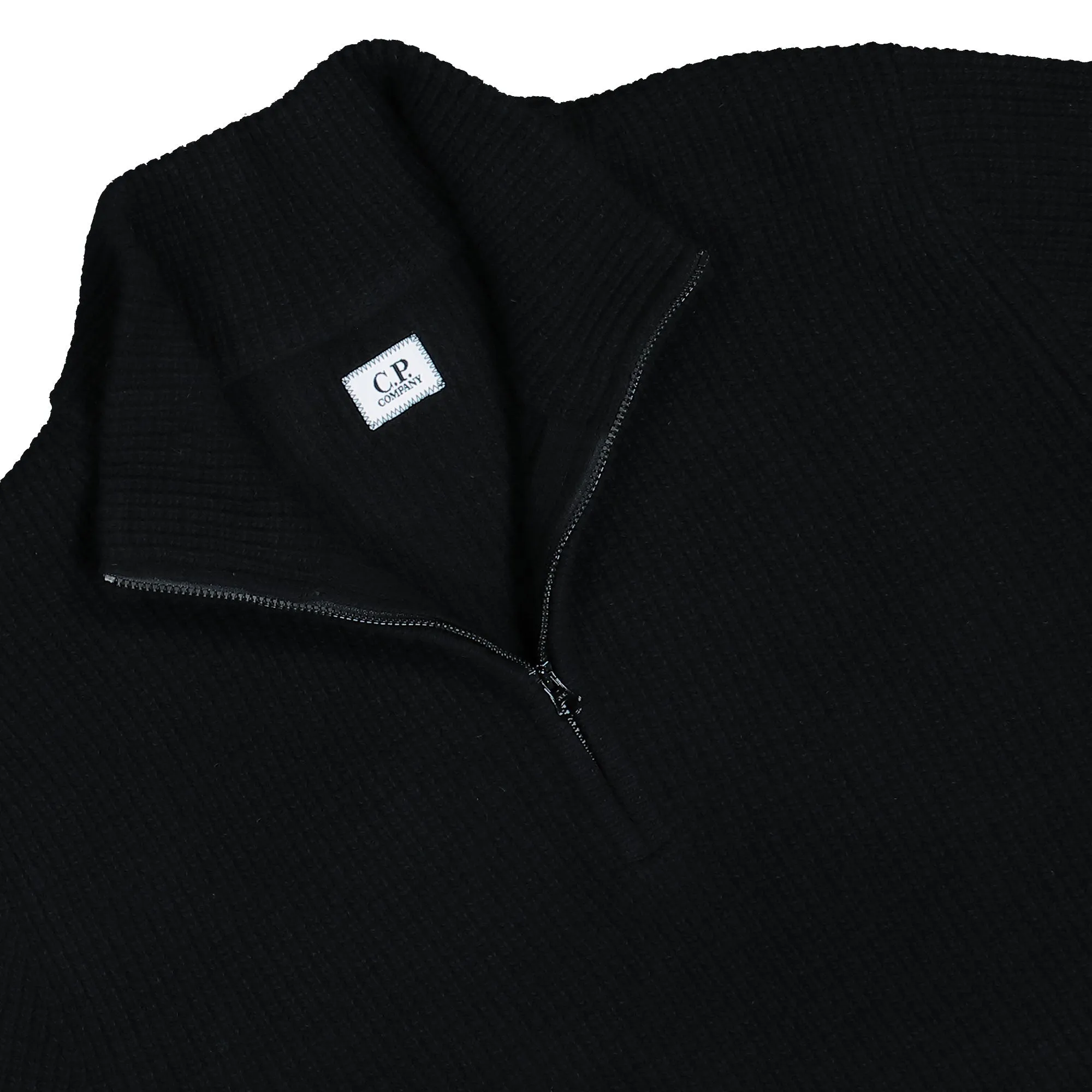 Lambswool GRS Half Zip Polo Collar sold by OVERKILL product image thumbnail 3