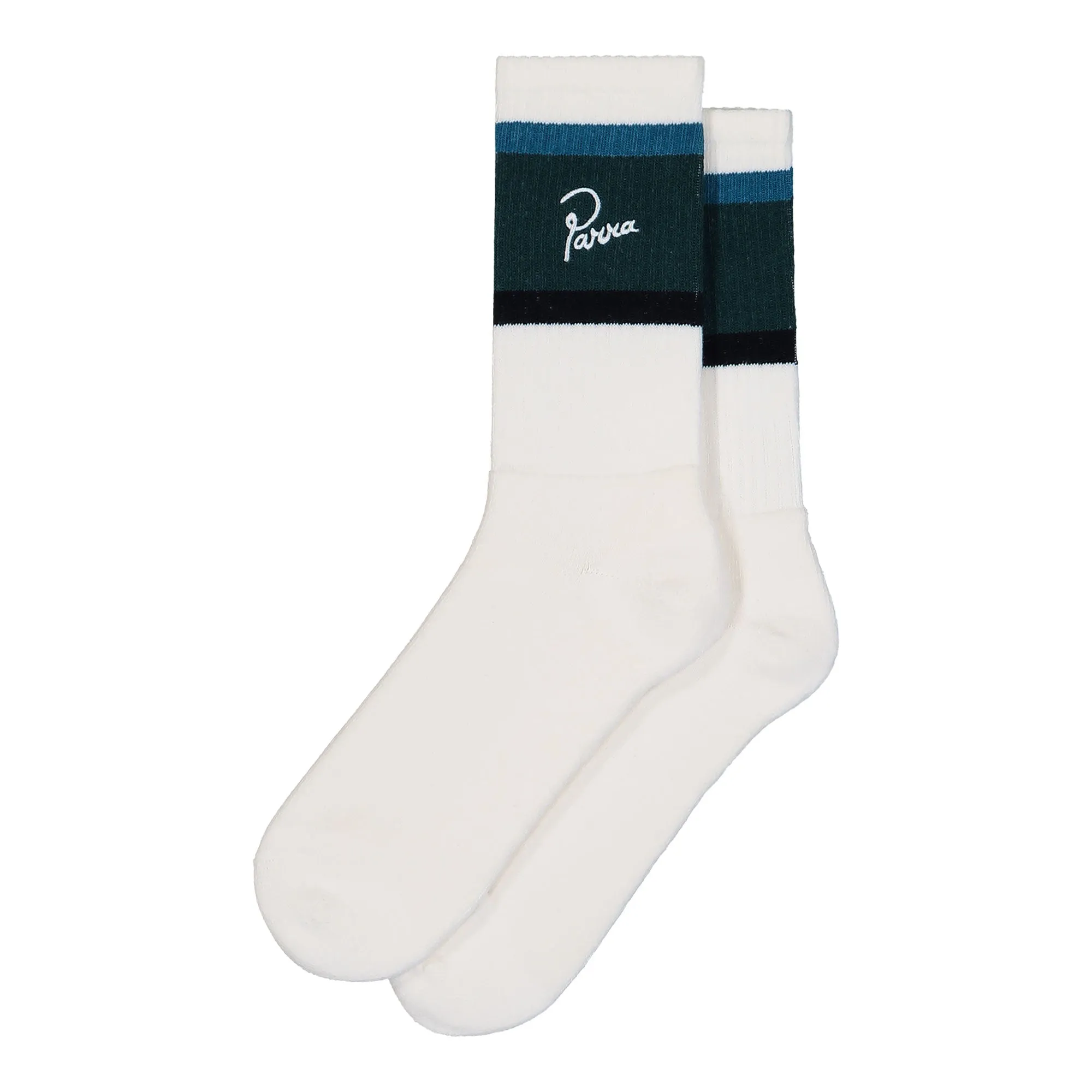 Signature Striped Crew Socks sold by OVERKILL