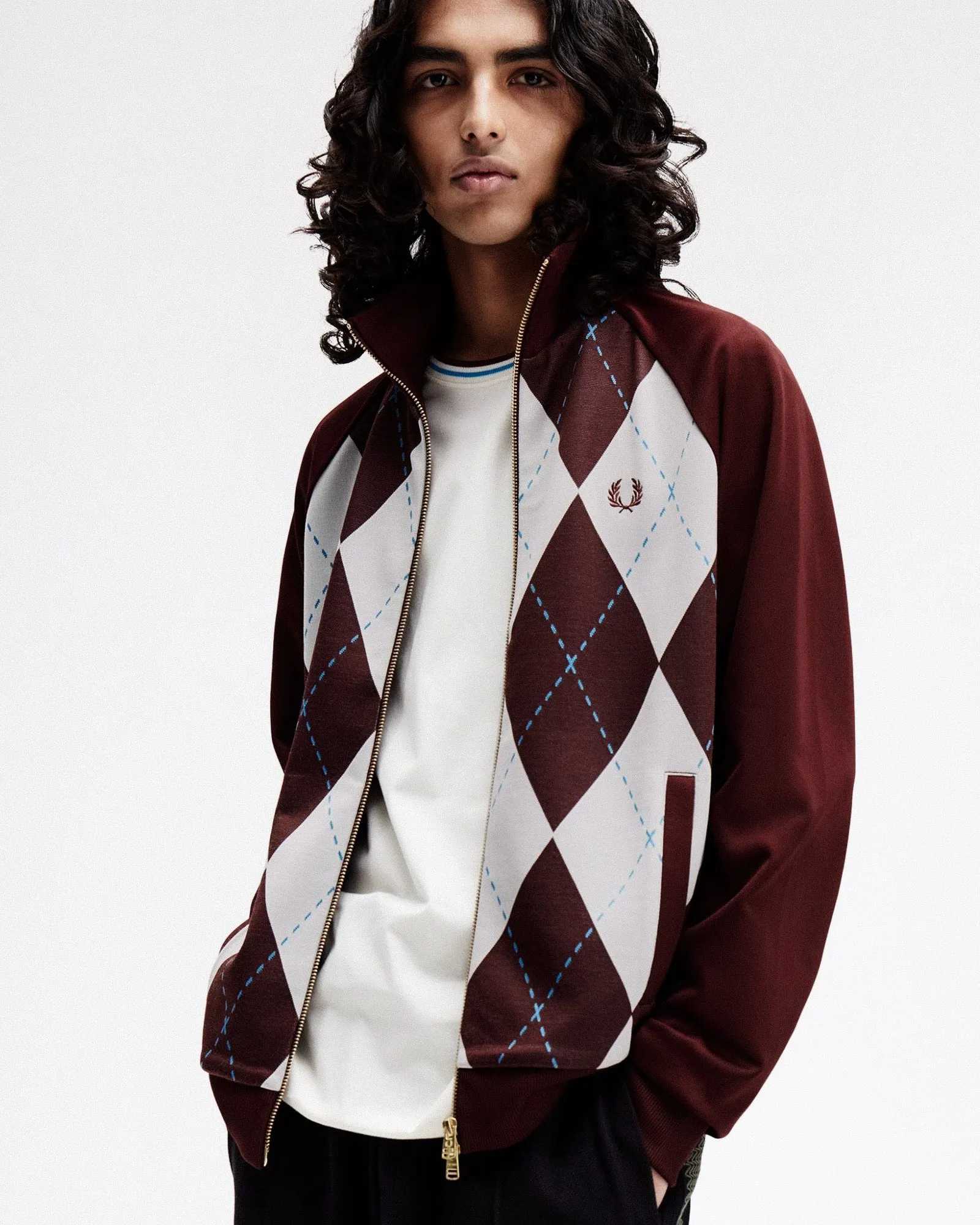 Argyle Track Jacket sold by OVERKILL product image thumbnail 4