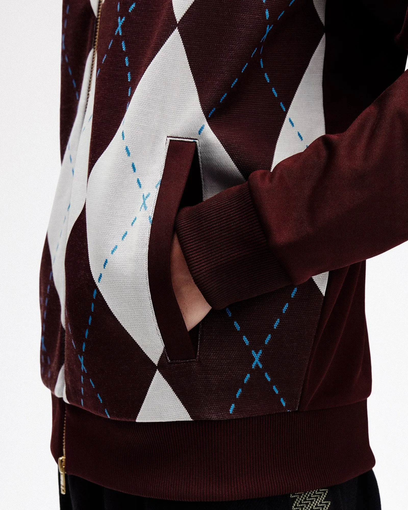 Argyle Track Jacket sold by OVERKILL product image thumbnail 5