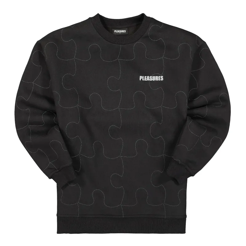 Pieces Reflective Crewneck made by Pleasures