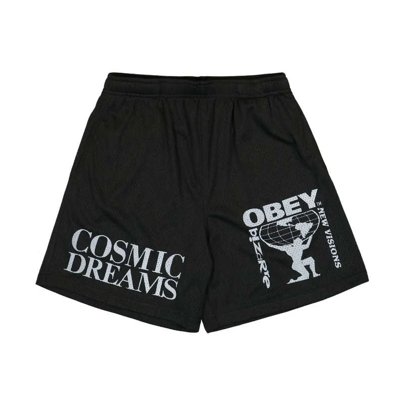 Easy Cosmic Dreams Mesh Short made by Obey