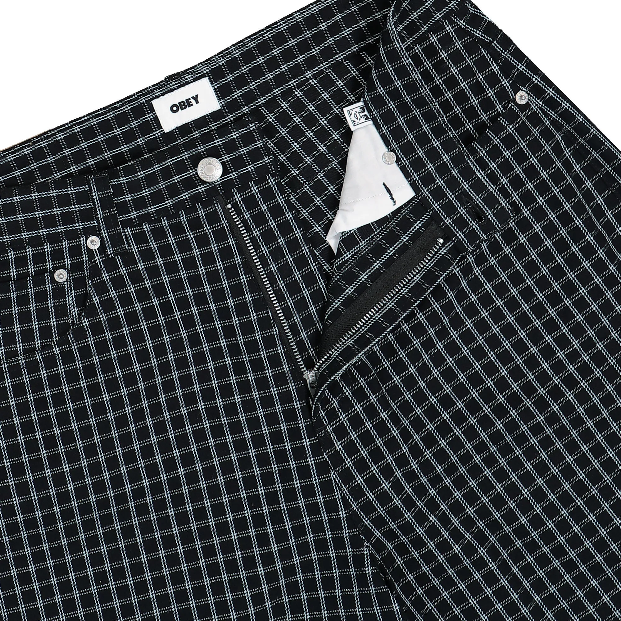 Plaid Baggy Denim Short sold by OVERKILL product image thumbnail 4