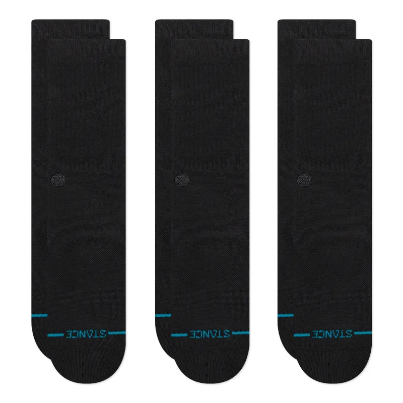 Icon 3 Pack Socks made by Stance