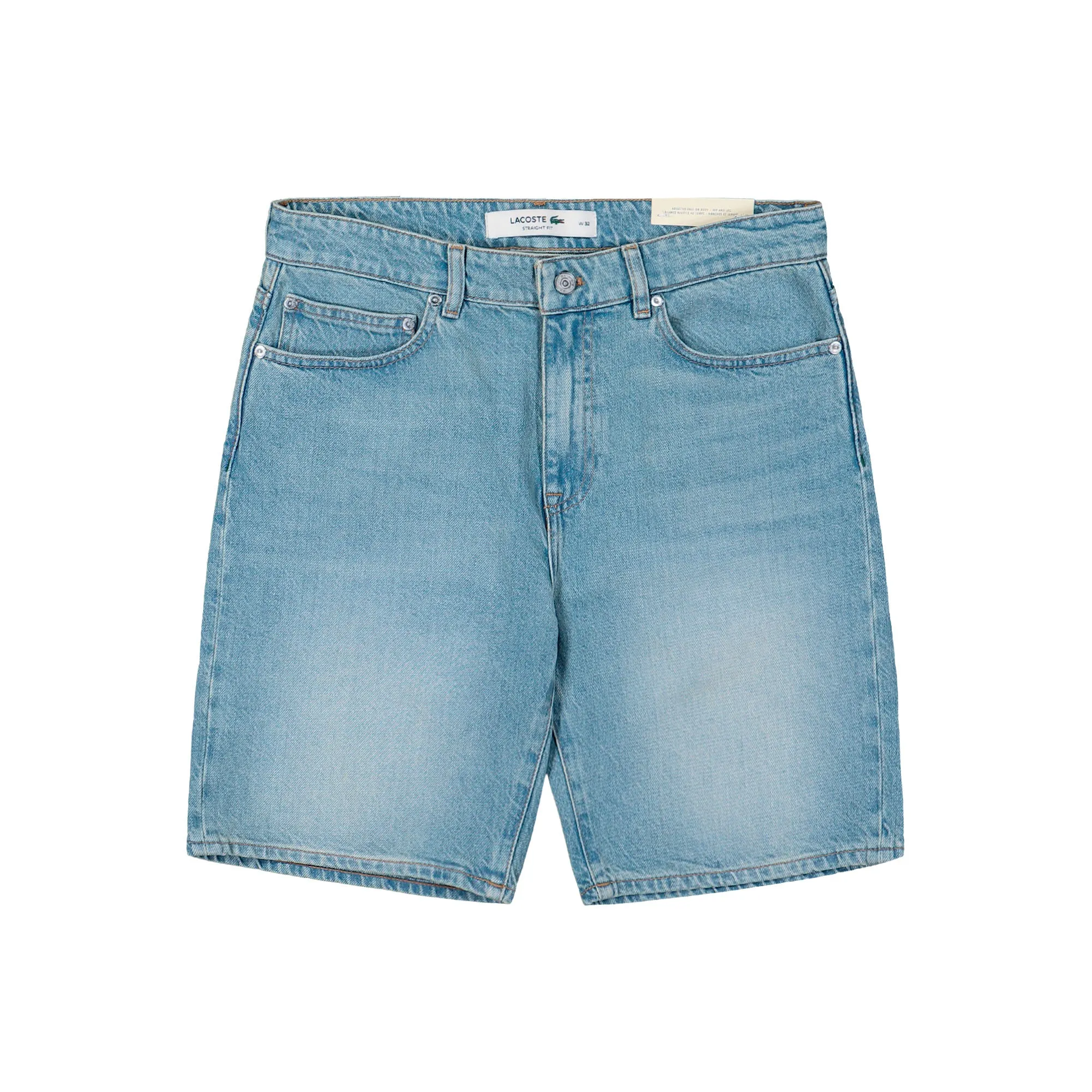 Straight Leg Cotton Denim Bermuda Shorts sold by OVERKILL