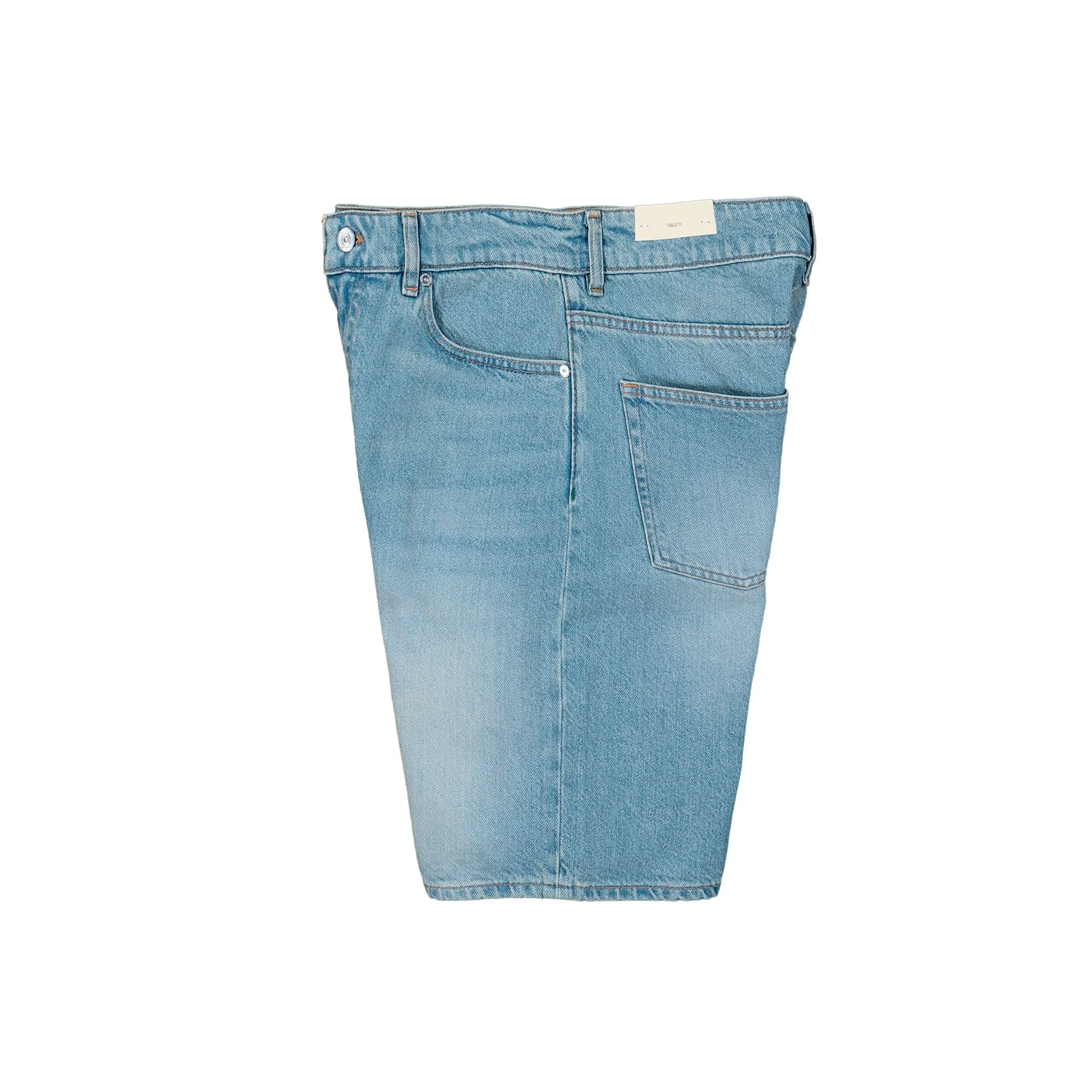 Straight Leg Cotton Denim Bermuda Shorts sold by OVERKILL product image thumbnail 3
