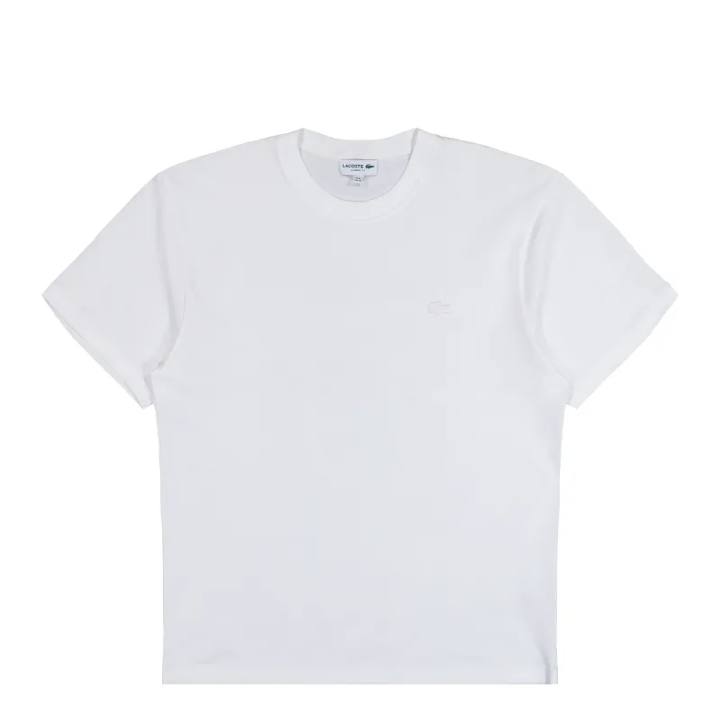 Back Print Heavy Cotton T-Shirt made by Lacoste