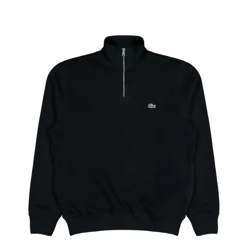 High Neck Zipped Sweatshirt made by Lacoste