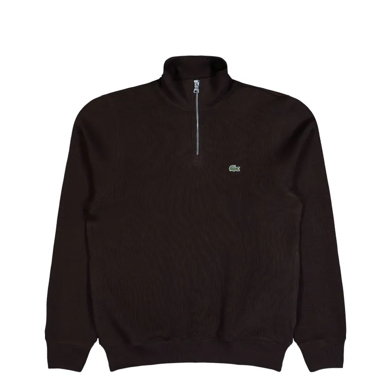 High Neck Zipped Sweatshirt made by Lacoste