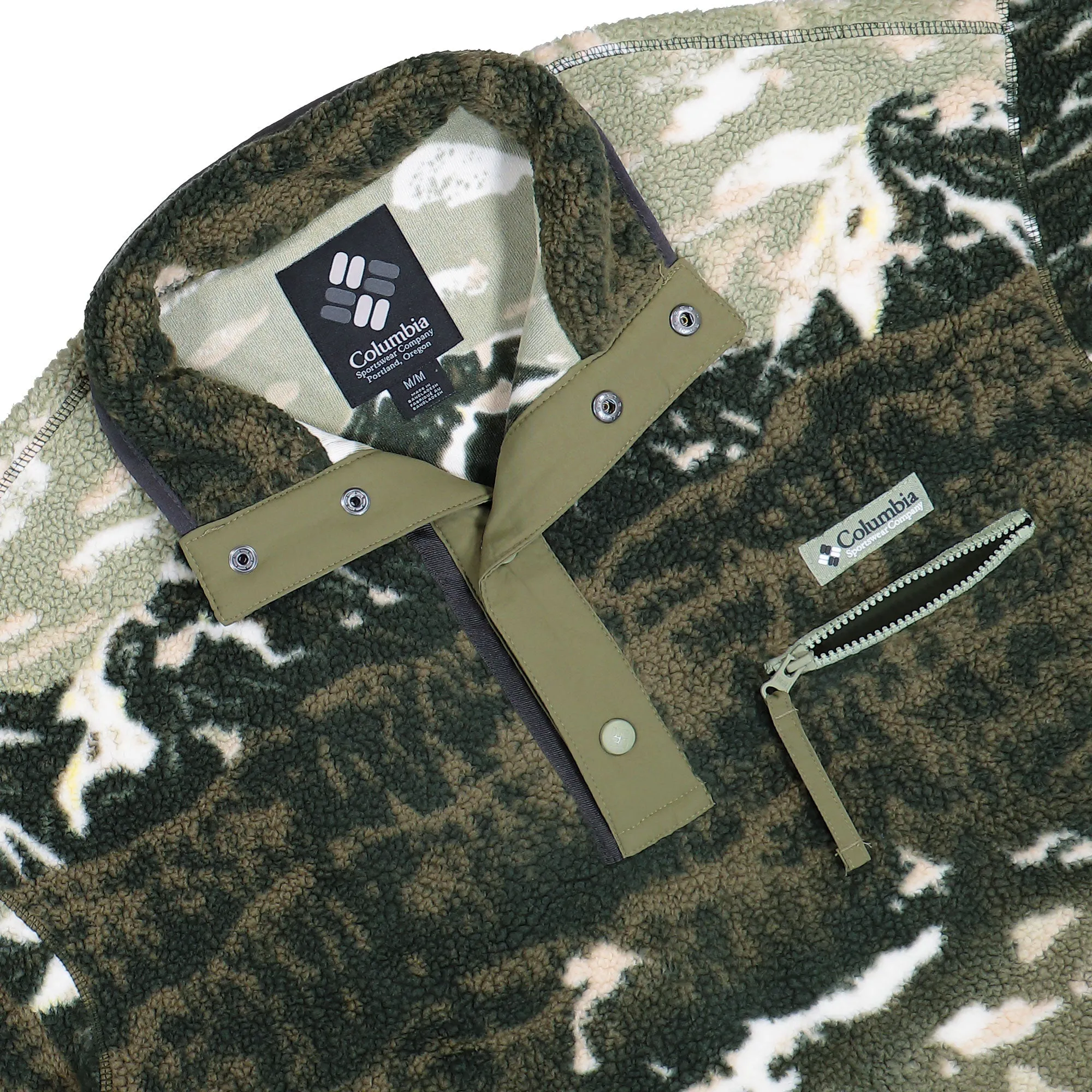 Helvetia II Printed Half Snap Fleece sold by OVERKILL product image thumbnail 3