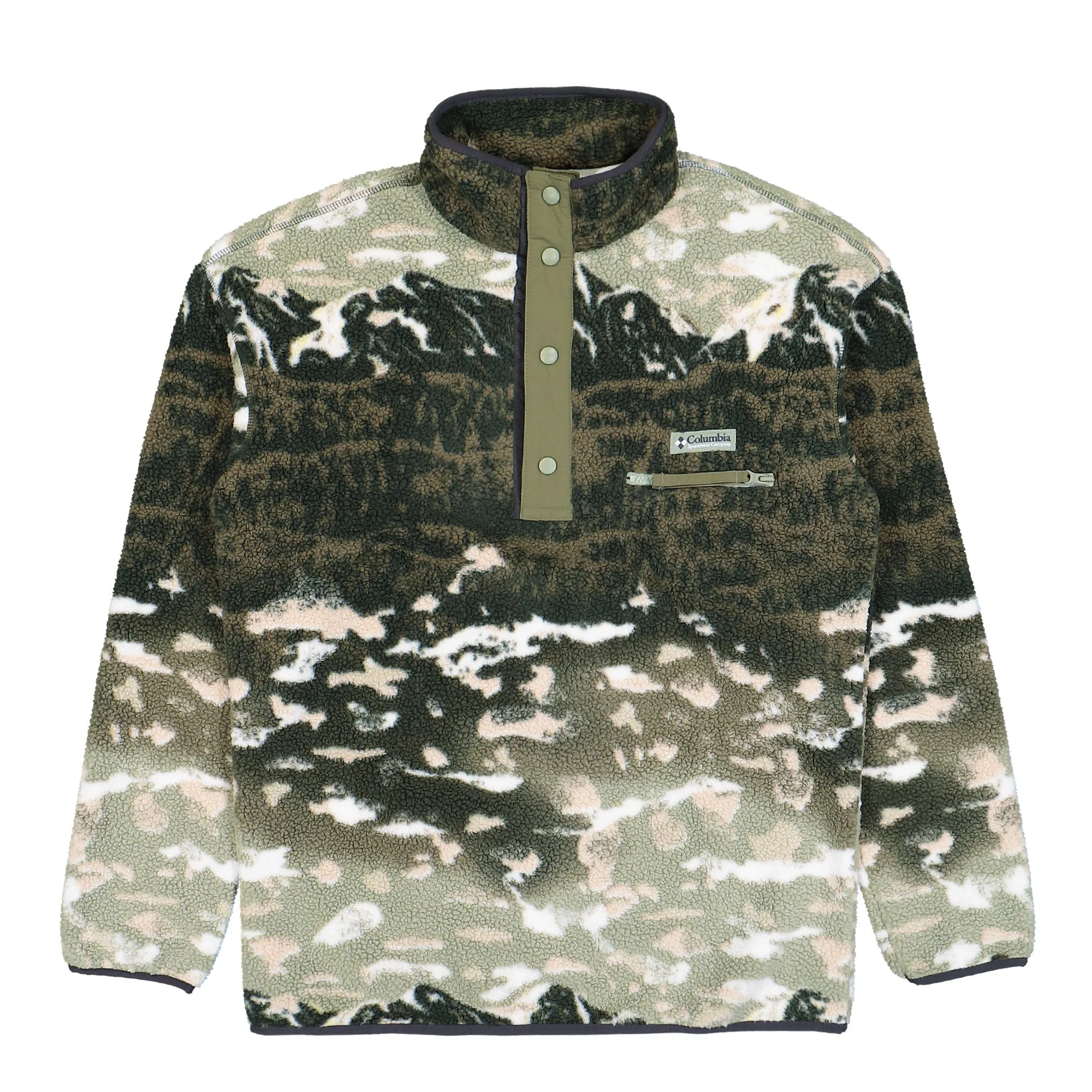 Helvetia II Printed Half Snap Fleece sold by OVERKILL