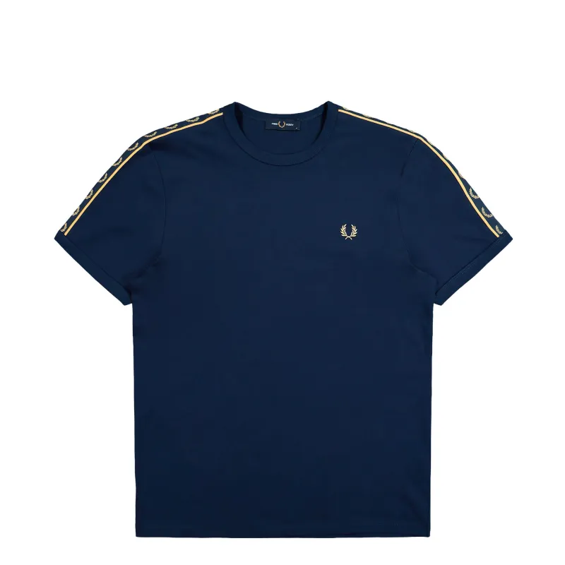 Contrast Tape Ringer T-Shirt made by Fred Perry