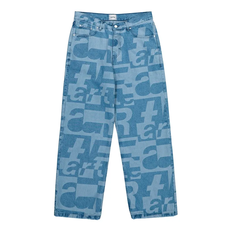 Denim Allover Pants made by OVERKILL