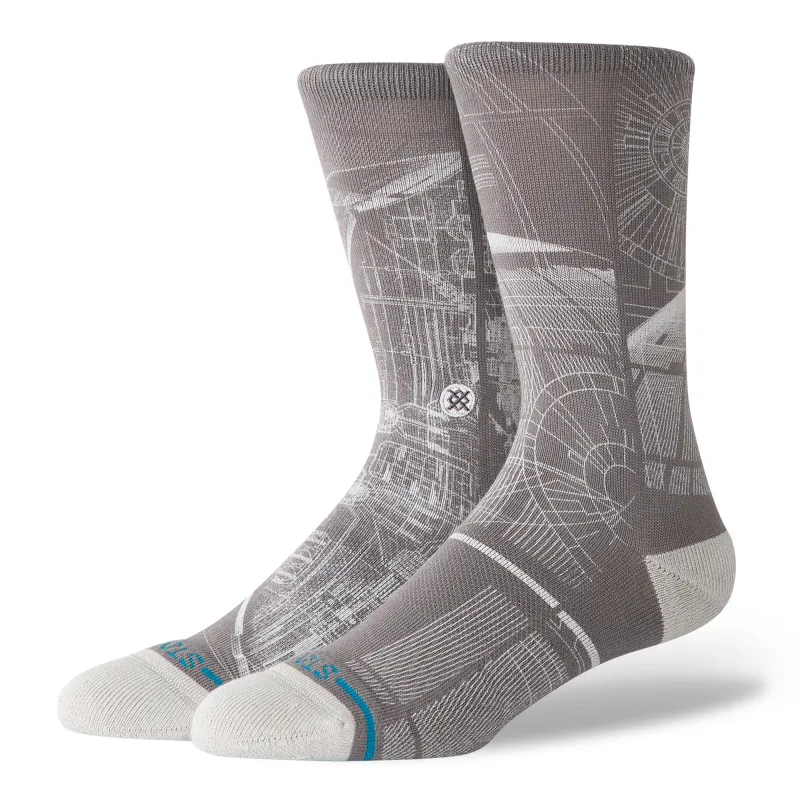 Death Star SW Crew Socks sold by OVERKILL